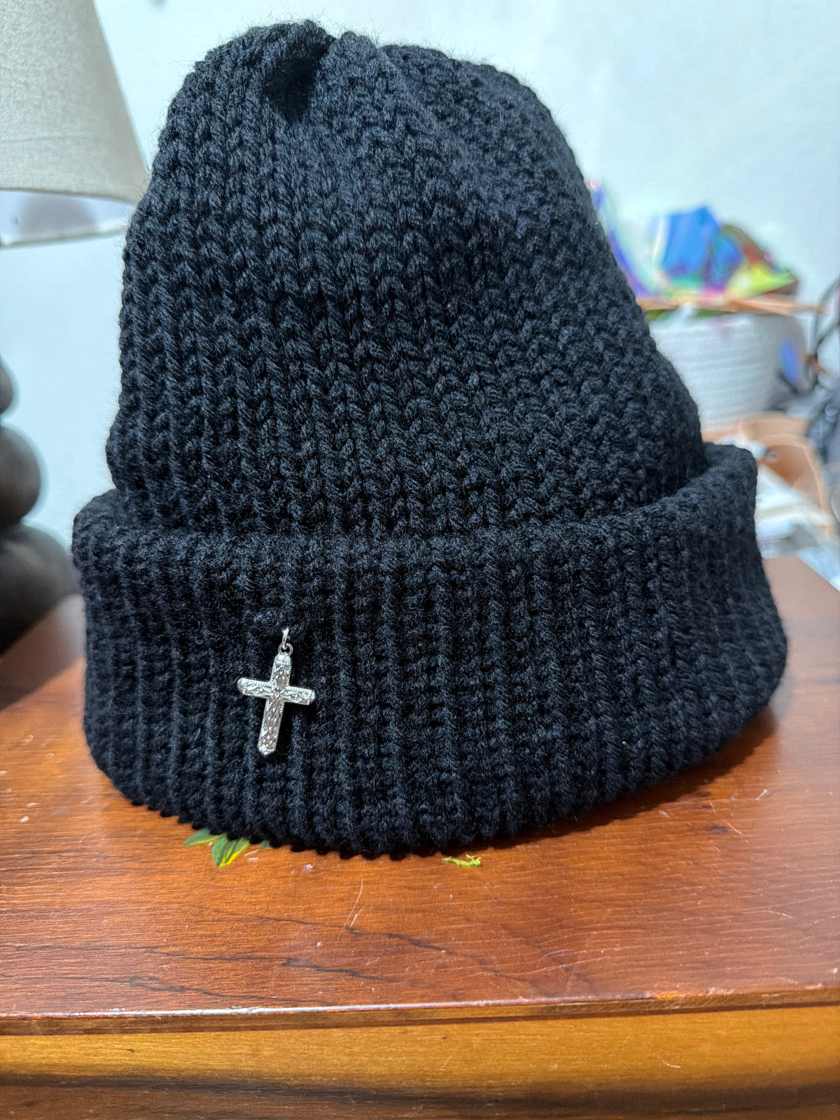 Hand Made knit beanie